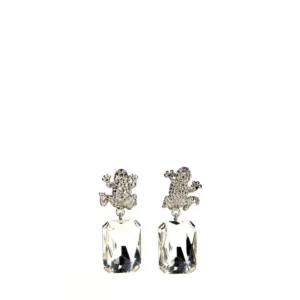 Orecchini Armonia color Argento con motivo Rana