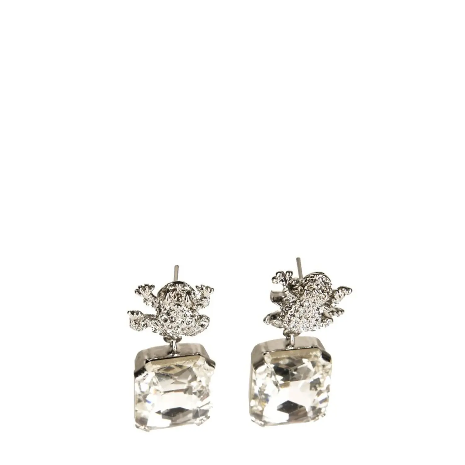 Orecchini Armonia color Argento con motivo Rana - immagine 2