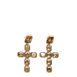 Orecchini Calliope Croce color Oro