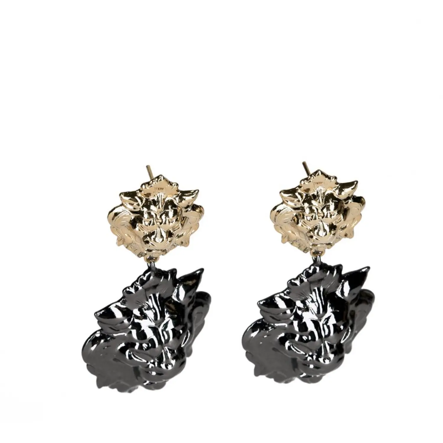 Orecchini Heritage con Testa di Leone - immagine 3