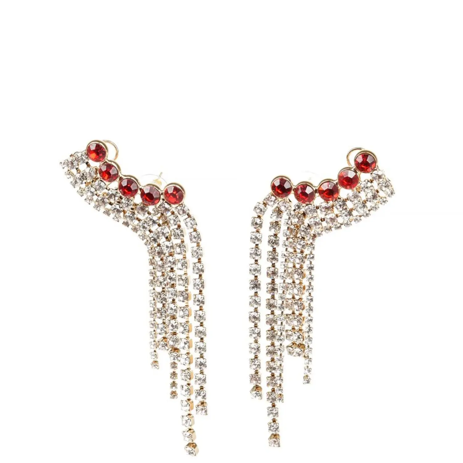 Orecchini Ilizia con Cristalli color Rosso