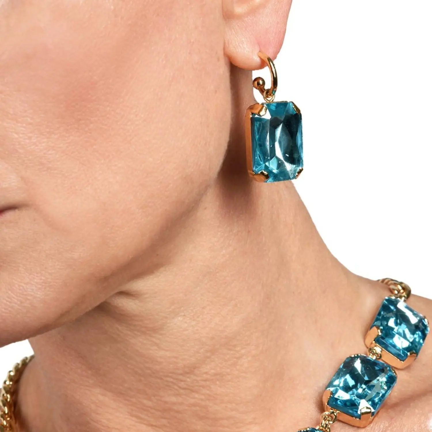 Orecchini Noemi color Acqua Azzurra - immagine 2