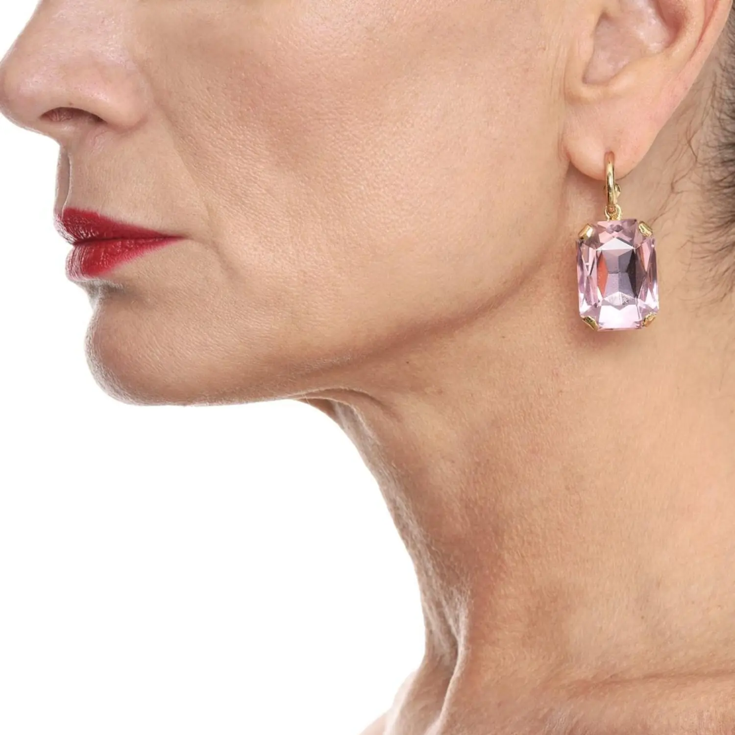 Orecchini Noemi colore Rosa - immagine 2