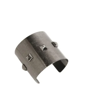 Bracciale Nyx Noir placcato Argento Brunito Satinato