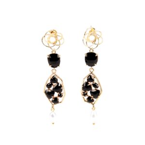 Orecchini Giunone color Nero