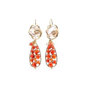 Orecchini Iuventas color Rosso